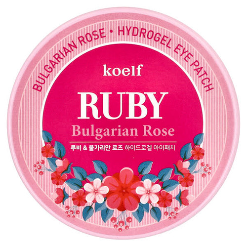 <img alt="Koelf, Ruby Bulgarian Rose, Hydrogel Eye Patch, 60 Patches" title="Koelf, Ruby Bulgarian Rose, Hydrogel Eye Patch, 60 Patches,8809239802605"