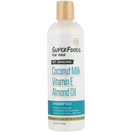 Petal Fresh, Pure, SuperFoods for Hair, Get Drenched Shampoo, Coconut Milk, Vitamin E & Almond Oil, 12 fl oz (355 ml)