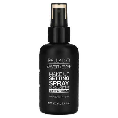 <img alt="Palladio, 4Ever + Ever, Makeup Setting Spray, Long-Lasting Matte Finish, 3.4 fl oz (100 ml)" title="Palladio, 4Ever + Ever, Makeup Setting Spray, Long-Lasting Matte Finish, 3.4 fl oz (100 ml),024057221713"