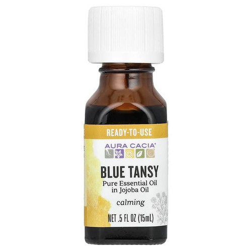 <img alt="Aura Cacia, Pure Essential Oil In Jojoba Oil, Blue Tansy, 0.5 fl oz (15 ml)" title="Aura Cacia, Pure Essential Oil In Jojoba Oil, Blue Tansy, 0.5 fl oz (15 ml),051381912581"