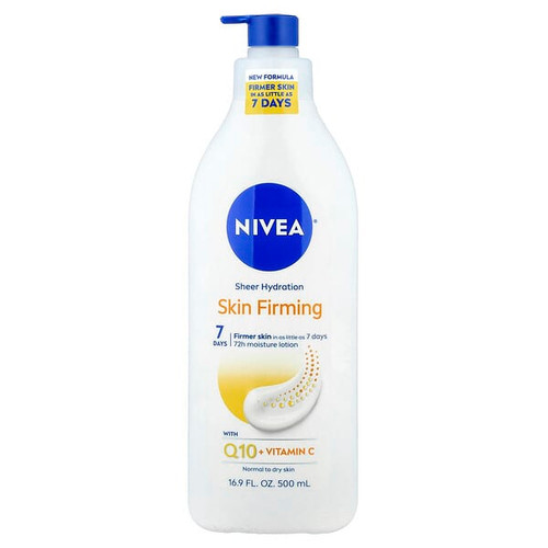 <img alt="Nivea, Skin Firming Sheer Hydration Lotion, Normal to Dry Skin, 16.9 fl oz (500 ml)" title="Nivea, Skin Firming Sheer Hydration Lotion, Normal to Dry Skin, 16.9 fl oz (500 ml),072140002541"