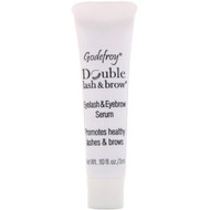 Godefroy, Double Lash & Brow, Eyelash and Eyebrow Serum, 0.1 fl oz (3 ml)