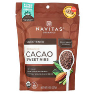 <img alt="Navitas Organics, Organic Cacao Sweet Nibs, 8 oz (227 g)" title="Navitas Organics, Organic Cacao Sweet Nibs, 8 oz (227 g),811961021313"