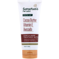 Petal Fresh, Pure, SuperFoods For Body, Stretch Out Stretch Mark Treatment Butter, Cocoa Butter, Vitamin E & Avocado, 7 fl oz (200 ml)