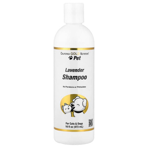 <img alt="California Gold Nutrition, Pet Shampoo, For Cats & Dogs, Lavender, 16 fl oz (473 ml)" title="California Gold Nutrition, Pet Shampoo, For Cats & Dogs, Lavender, 16 fl oz (473 ml),898220015009"