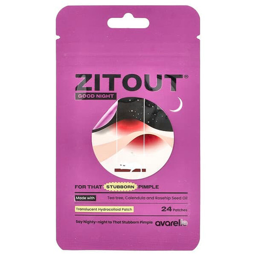 <img alt="Avarelle, ZitOut Good Night, 24 Patches" title="Avarelle, ZitOut Good Night, 24 Patches,854006007361"