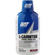 GAT, Liquid L-Carnitine, Mixed Berry, 1500 mg, 16 oz (473 ml)