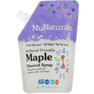 3 PACK of NuNaturals, NuStevia, Pourable Maple Flavor Syrup, 6.6 fl oz (.2 l)