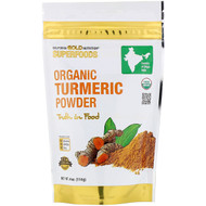 3 PACK of California Gold Nutrition, Superfoods, Organic Turmeric Powder, 4 oz (114 g)