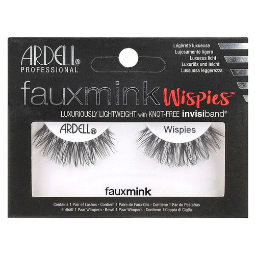 <img alt="Ardell, Fauxmink Lashes, Wispies, 1 Pair" title="Ardell, Fauxmink Lashes, Wispies, 1 Pair,074764667687"