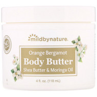 3 PACK of Mild By Nature, Orange Bergamot Body Butter, 4 fl oz (118 ml)