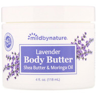 3 PACK of Mild By Nature, Lavender Body Butter, 4 fl oz (118 ml)