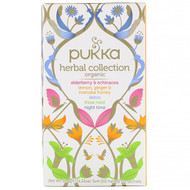 3 PACK of Pukka Herbs, Organic Herbal Tea Collection, 20 Herbal Tea Sachets, 1.21 oz (34.4 g)