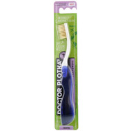 3 PACK of Dr. Plotka, MouthWatchers, Travel, Naturally Antimicrobial Toothbrush, Soft, Blue, 1 Toothbrush