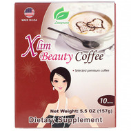 3 PACK of Longreen, Xlim Beauty Coffee, 10 Sachets 5.5 oz (157 g)