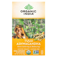 <img alt="Organic India, Tulsi Ashwagandha Tea, Caffeine Free, 18 Infusion Bags, 1.27 oz (36 g)" title="Organic India, Tulsi Ashwagandha Tea, Caffeine Free, 18 Infusion Bags, 1.27 oz (36 g),801541514861"