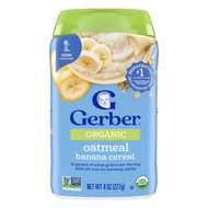 <img alt="Gerber, Organic for Baby, Grain & Grow, 2nd Foods, Oatmeal Banana Cereal, 8 oz (227 g)" title="Gerber, Organic for Baby, Grain & Grow, 2nd Foods, Oatmeal Banana Cereal, 8 oz (227 g),015000210151"
