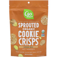 3 PACK of Go Raw, Organic, Sprouted Super Cookies, Ginger Snaps, 3 oz (85 g)