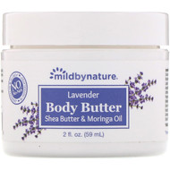 3 PACK of Mild By Nature, Lavender Body Butter, 2 fl oz (59 ml)
