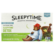 <img alt="Celestial Seasonings, Wellness Tea, Sleepytime Detox, Caffeine Free, 20 Tea Bags, 1.2 oz (35 g)" title="Celestial Seasonings, Wellness Tea, Sleepytime Detox, Caffeine Free, 20 Tea Bags, 1.2 oz (35 g),070734538490"