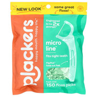 <img alt="Plackers, Micro Line, Floss Picks, Fresh Mint, 150 Count" title="Plackers, Micro Line, Floss Picks, Fresh Mint, 150 Count,651080186513"
