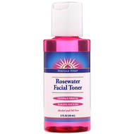 3 PACK of Heritage Store, Rosewater Facial Toner, 2 fl oz (59 ml)
