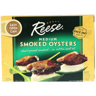 3 PACK of Reese, Medium Smoked Oysters, 3.70 oz (105 g)