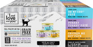 I and Love and You Variety Pack Chicken Cod Turkey Pate -- 3 oz Each / Pack of 12