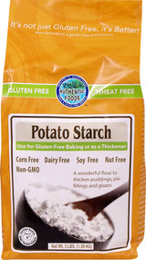 Authentic Foods Potato Starch Flour Gluten Free -- 3 lbs
