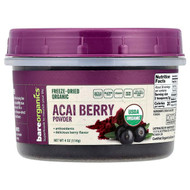 <img alt="BareOrganics, Freeze-Dried Raw Organic Acai Berry Powder, 4 oz (114 g)" title="BareOrganics, Freeze-Dried Raw Organic Acai Berry Powder, 4 oz (114 g),818423028538"