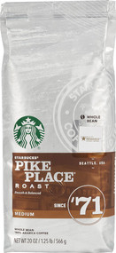 Starbucks Whole Bean Coffee Medium Roast Pike Place Roast -- 20 oz