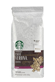 Starbucks Whole Bean Coffee Dark Roast Caffe Verona -- 20 oz