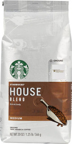 Starbucks Ground Coffee Medium Roast House Blend -- 20 oz