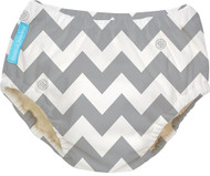 Charlie Banana Reusable Swim Diaper Medium - Grey Chevron -- 1 Piece