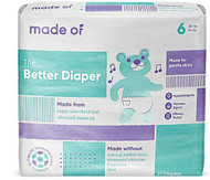 MADE OF Disposable Baby Diapers - Size 6 -- 21 Diapers