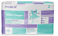 MADE OF Disposable Baby Diapers - Size 2 -- 38 Diapers