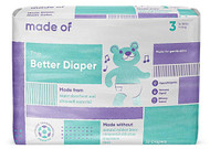 MADE OF Disposable Baby Diapers - Size 3 -- 32 Diapers