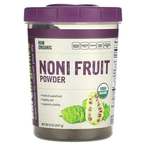 <img alt="BareOrganics, Raw Organic Noni Fruit Powder, 8 oz (227 g)" title="BareOrganics, Raw Organic Noni Fruit Powder, 8 oz (227 g),818423028736"