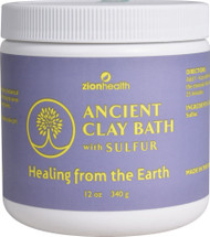 Zion Health Ancient Clay Bath with Sulfur -- 12 oz