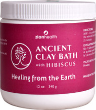 Zion Health Ancient Clay Bath with Hibiscus -- 12 oz
