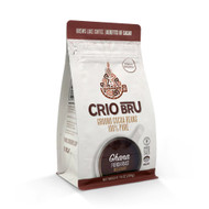 Crio Bru Ghana Light Roast Ground Cocoa Beans Bold and Roasty -- 10 oz