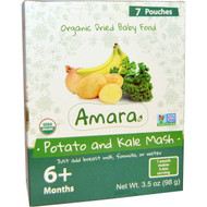 Amara Organic Baby Food Potato Kale Mash -- 7 Pouches