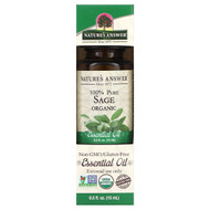 <img alt="Natures Answer, 100% Pure Organic Essential Oil, Sage, 0.5 fl oz (15 ml)" title="Natures Answer, 100% Pure Organic Essential Oil, Sage, 0.5 fl oz (15 ml),083000266744"