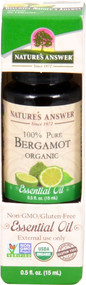 Nature's Answer 100% Pure Organic Essential Oil Bergamot -- 0.5 fl oz