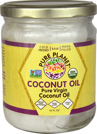 Pure Planet Organic Coconut Oil -- 16 fl oz