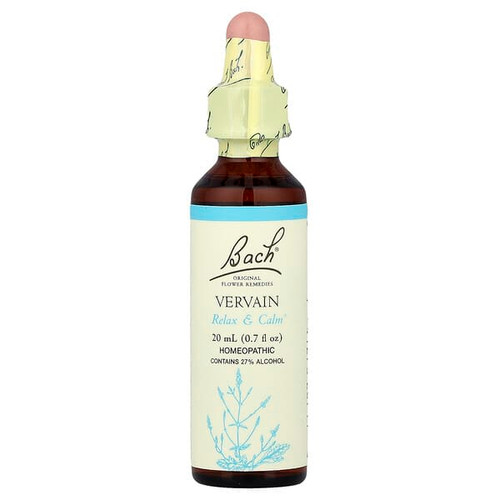 <img alt="Bach, Original Flower Remedies, Vervain, 0.7 fl oz (20 ml)" title="Bach, Original Flower Remedies, Vervain, 0.7 fl oz (20 ml),741273207115"