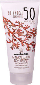 Australian Gold Botanical Sunscreen SPF 50 Mineral Lotion Non-Greasy -- 5 fl oz