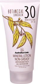 Australian Gold Botanical Sunscreen SPF 30 Mineral Lotion Non-Greasy -- 5 fl oz