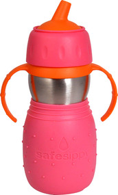 New Wave Enviro Safe Sippy Pink -- 11 oz