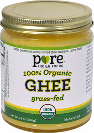 Pure Indian Foods Organic Ghee Grass-Fed -- 7.8 oz